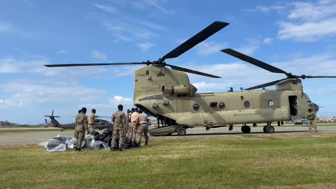 Aid and supplies arriving in Black River, Jamaica on Tuesday, Nov. 11. It's been two weeks since Hurricane Melissa made landfall.